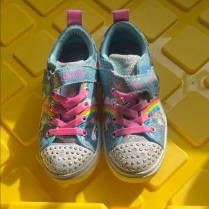 Kids' Blue and Pink Shoes